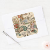 Vernal Equinox Vierkante Sticker (Envelop)