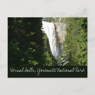 Vernal Falls II in Yosemite National Park Briefkaart