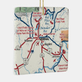 Vernal Utah Map Keramisch Ornament (Rechts)