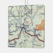 Vernal Utah  Map Keramisch Ornament (Links)