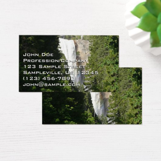 Vernale Herfst II in het nationaal park Yosemite Visitekaartje (Bureau)