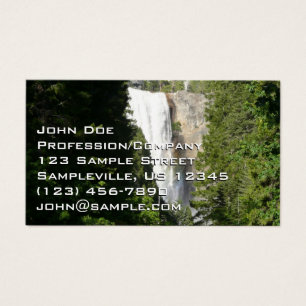Vernale Herfst II in het nationaal park Yosemite Visitekaartje