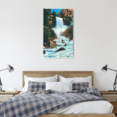 Vernale Herfsten bij YosemiteYosemite, CA Canvas Afdruk (Insitu (Slaapkamer))