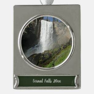 Vernale Herfsten I in het Nationaal Park Yosemite Verzilverd Banner Ornament