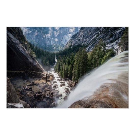 Vernall Herfst en Mist Trail Perfect Poster (Voorkant)