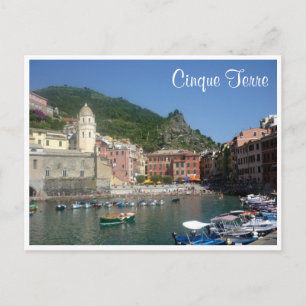 vernazza cinque harbour briefkaart