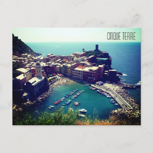vernazza cinque terre briefkaart (Voorkant)