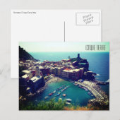 vernazza cinque terre carte postale (Devant / Derrière)