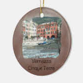 Vernazza - Cinque Terre Keramisch Ornament (Links)
