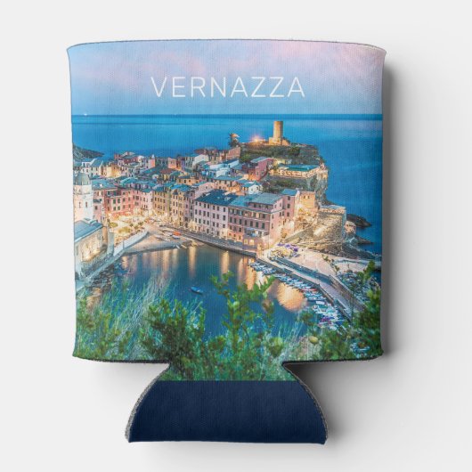 Vernazza Cinque Terre La Spezia Italië Panorama Blikjeskoeler (Achterkant)