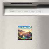 Vernazza, coucher de soleil de Cinqua Terra Magnet (In Situ (Lave-vaisselle))