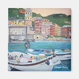 Vernazza Harbour, Cinque Terre Magnet Magneet
