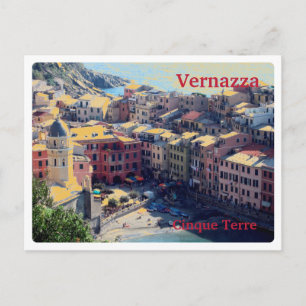VERNAZZA Italië - Cinque Terre - PANORAMA Briefkaa Briefkaart