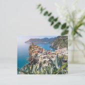 Vernazza, stad Cinque Terre Briefkaart (Staand voorkant)