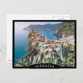 Vernazza, stad Cinque Terre Briefkaart (Voorkant / Achterkant)
