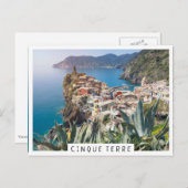 Vernazza, stad Cinque Terre Briefkaart (Voorkant / Achterkant)