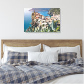 Vernazza, stad Cinque Terre Canvas Afdruk (Insitu (Slaapkamer))