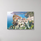 Vernazza, stad Cinque Terre Canvas Afdruk (Voorkant)