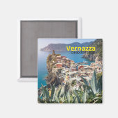 Vernazza, stad Cinque Terre Magneet (Voorkant / Achterkant)