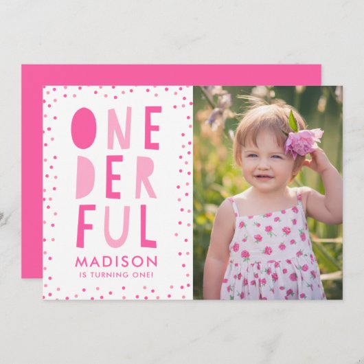 Vernederend | Foto eerste uitnodiging van de Birth (Voorkant / Achterkant)