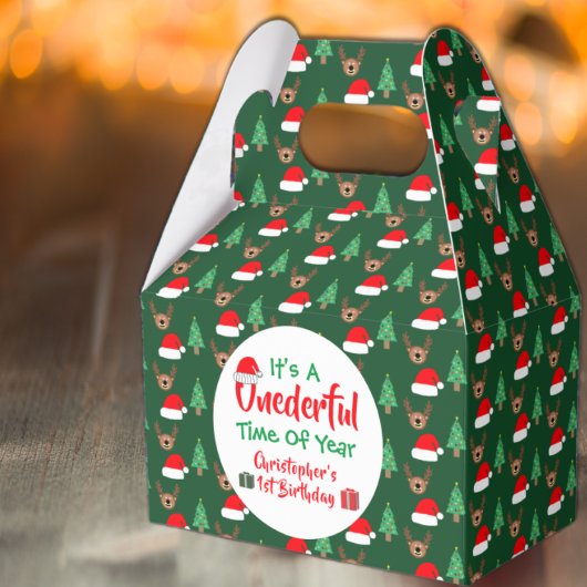 Vernederend jaar 1e verjaardag bedankdoosjes