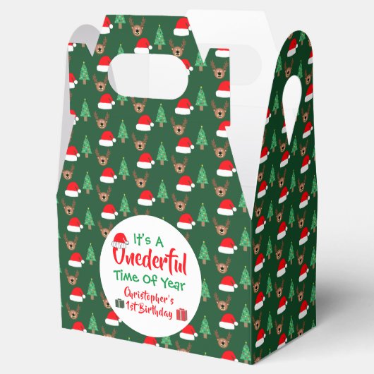 Vernederend jaar 1e verjaardag bedankdoosjes (Geopend)