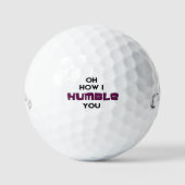 Vernederend je Golf ball Golfballen (Voorkant)