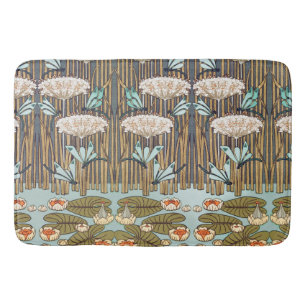 Verneuil Waterlelie Libelle Art Nouveau: Antiek Badmat