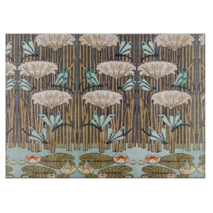 Verneuil Waterlelie Libelle Art Nouveau: Antiek Snijplank