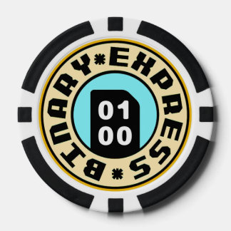 Vernevelaar: Binary Express Casino Poker Chips