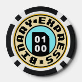 Vernevelaar: Binary Express Casino Poker Chips (Achterkant)