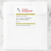 Verneveling Afstuderen vlinderbaanrecept Vierkante Sticker (Tas)