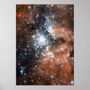 Vernevelsterren galaxy hipster geek coole natuur r poster