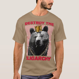 Vernietig de oligarchie met een Russisch Beer Prem T-shirt