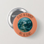 Vernietig de patriarchy feminist ronde button 5,7 cm (Voorkant /achterkant)