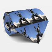 Vernietigde stad stropdas (Opgerold)