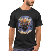 Vernietiging in de lucht DONKERE T-SHIRT