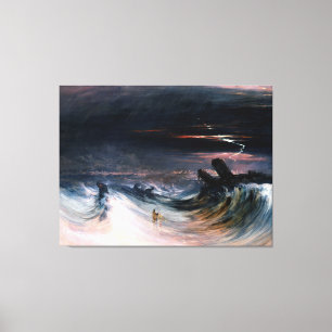 Vernietiging van banden door John Martin (1840) Canvas Afdruk