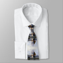 Vernietiging van Chinese oorlogsjunks 1843 Stropdas