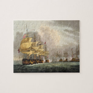 Vernietiging van de Deense vloot voor Copenha Legpuzzel