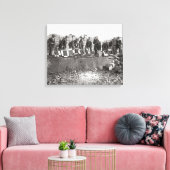 Vernietiging van de drank, 1923 canvas afdruk (Insitu (Woonkamer))