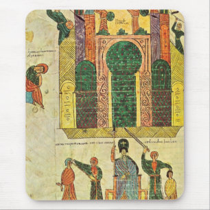 Vernietiging van de eerste tempel door Nebuchadnez Muismat