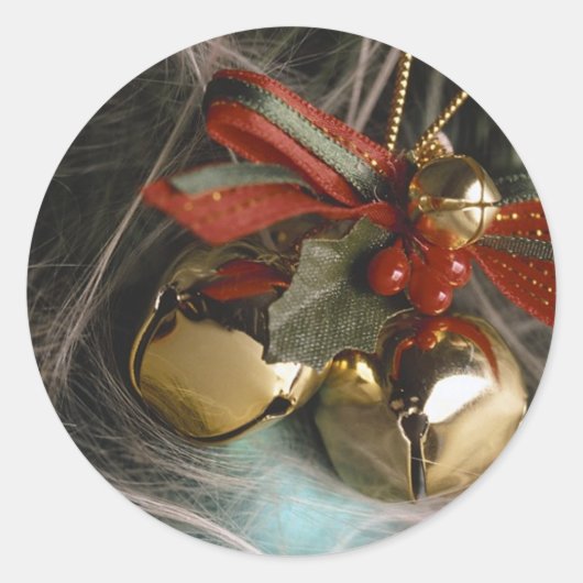 Vernietiging van feestdag ronde sticker (Voorkant)