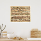 Vernietiging van San Francisco (0508A) Poster (Keuken)