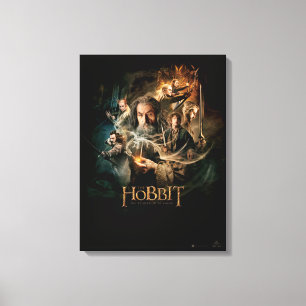 VERNIETIGING VAN SMAUG™-tekens 2 Canvas Afdruk