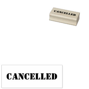 Vernietigingsstempel voor ongeldige documenten 	rubberstempel