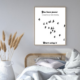 Vernieuw uw geest Muurkunst – Metanoia Christelijk Poster