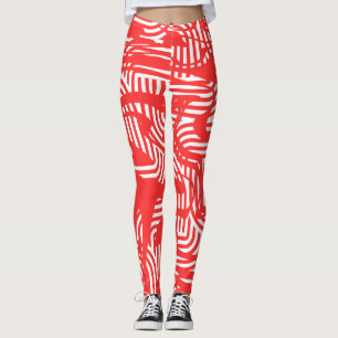 Vernieuwde Legins rood Moeiteloze stijl en flexibi Leggings