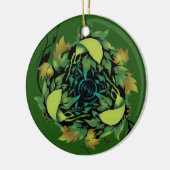 Vernieuwde ounty keramisch ornament (Links)