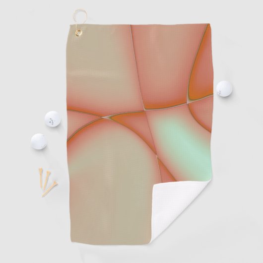 Vernieuwde perzikconvex-stuksnijdsels golfhanddoek (Insitu)